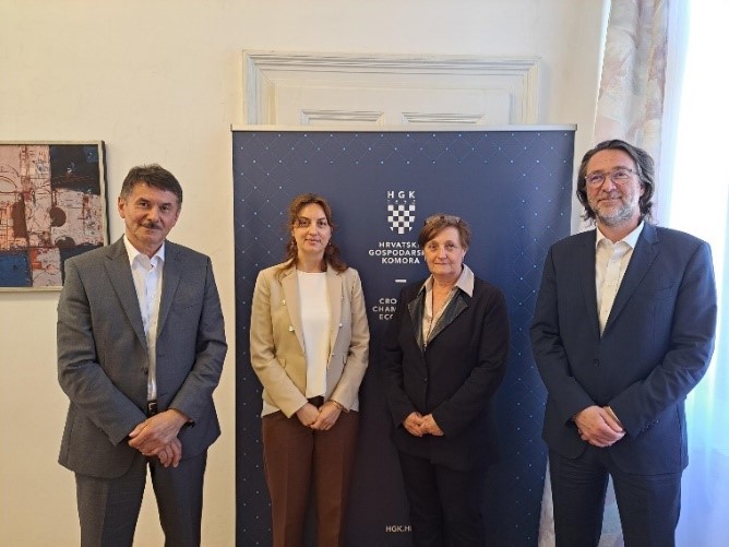 Meeting with the Director of Osijek County Chamber, Mr. Zoran Kovačević, and Senior Expert Associate, Ms. Snježana Babić, 26 April 2023
