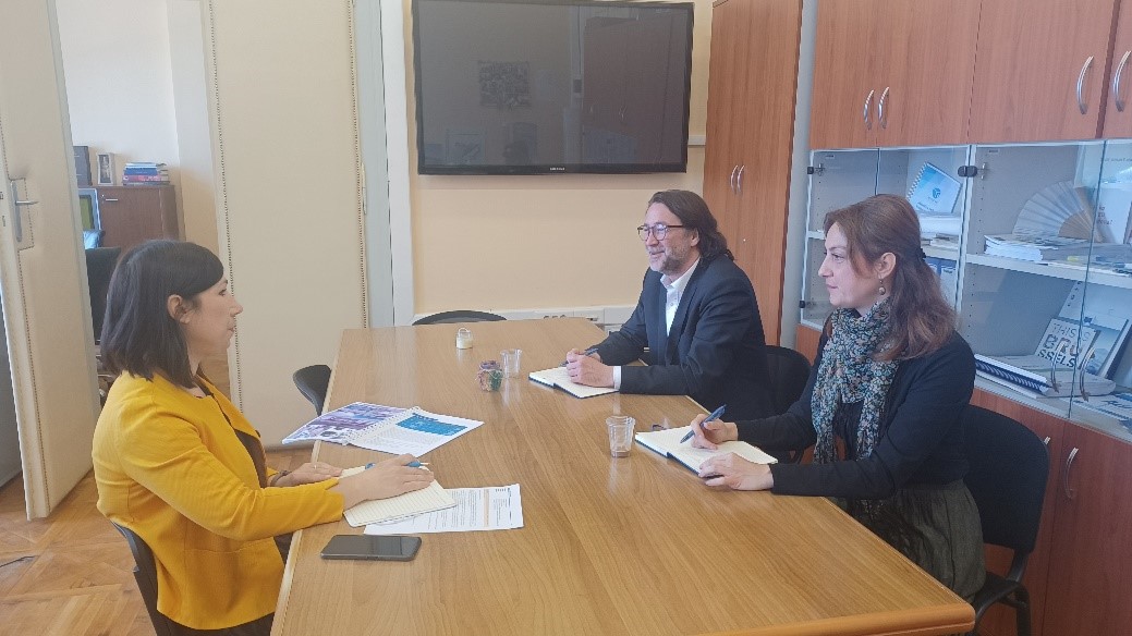 Meeting with the Head of Regional Coordinator of the County of Istria for European Programs  and Funds" and the Foundation for Partnership and Civil Society Development, Ms. Anamaria  Škopac Pamić, 7 April 2023